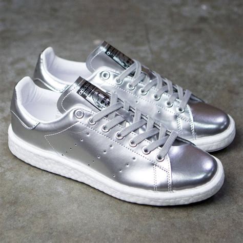 adidas stan smith silber weiß|stan smith silver metallic.